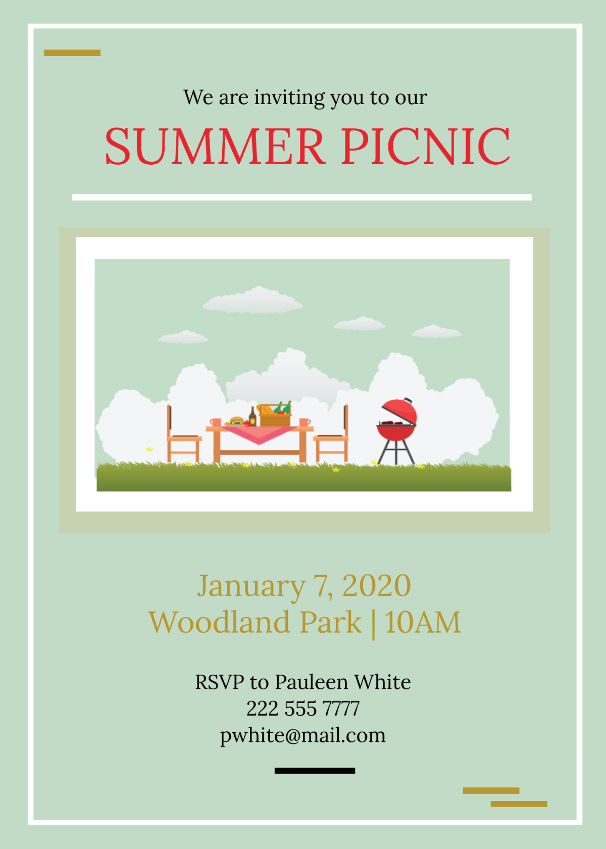 Free Picnic Invitation Templates Editable And Printable Free Picnic Invitation Templates Editable And Printable