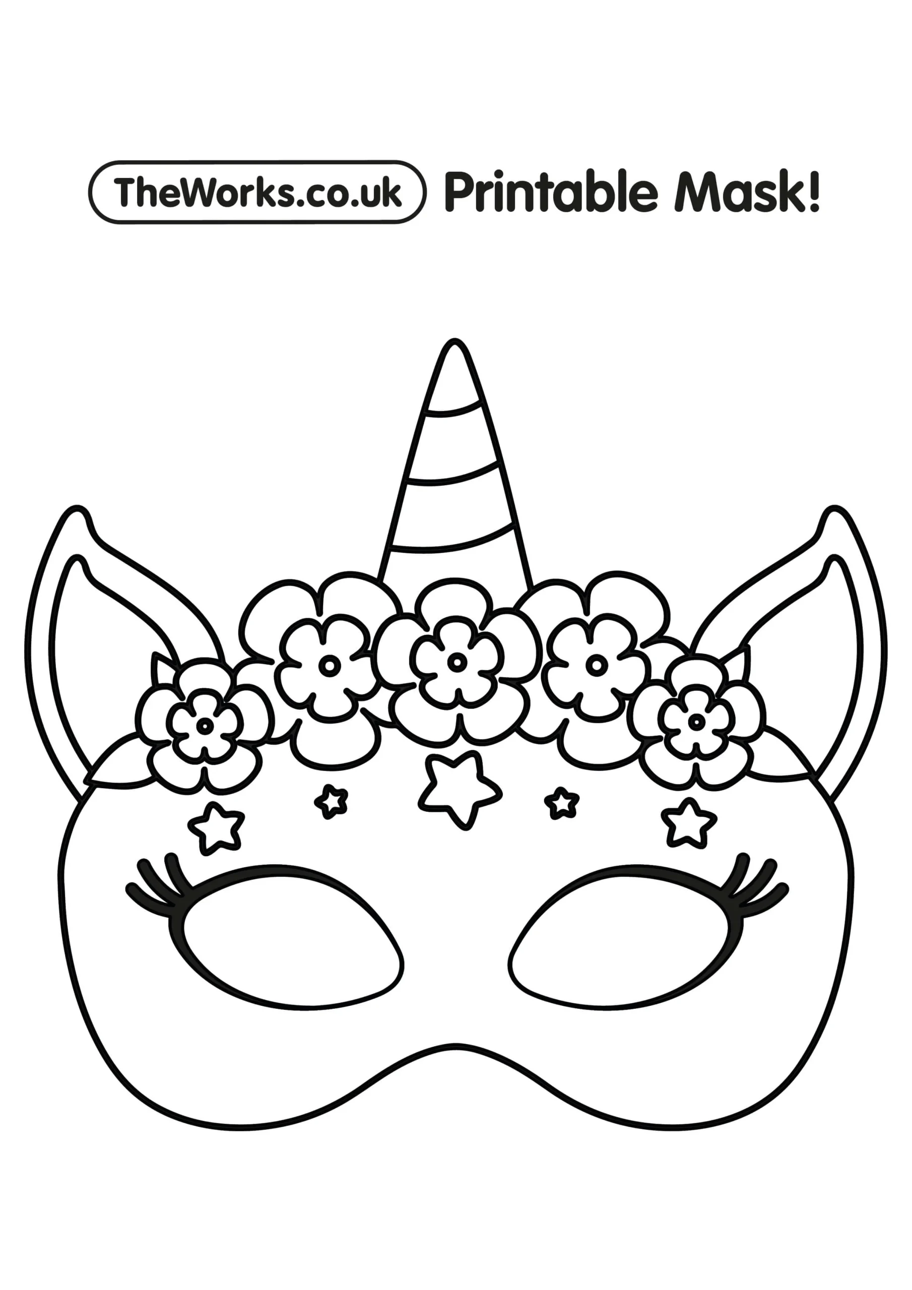 Printable Full Face Mask Template Printable Full Face Mask Template