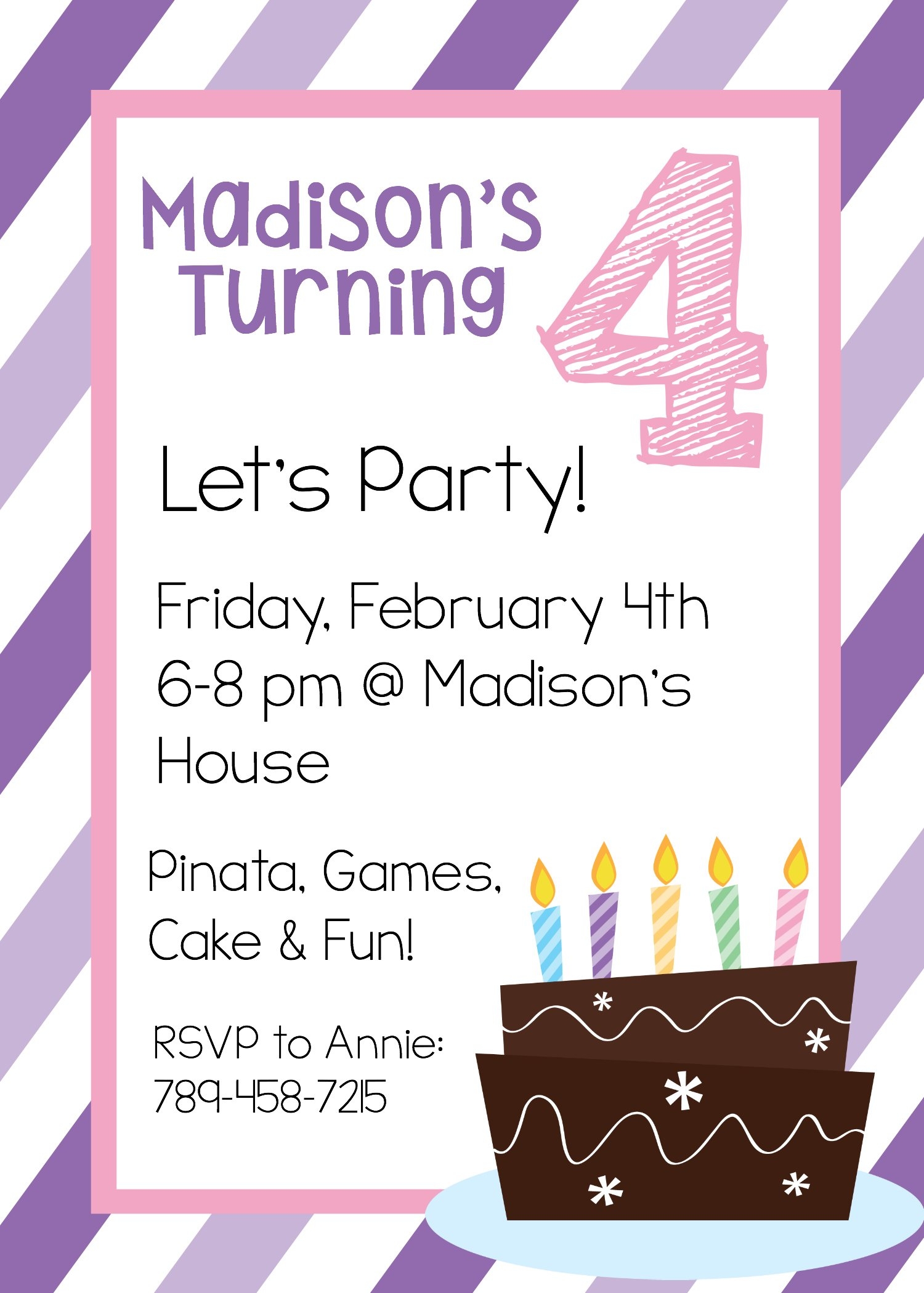 Free Printable Birthday Party Invitations Templates