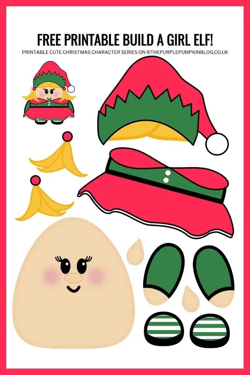 Elf Template Free Printable