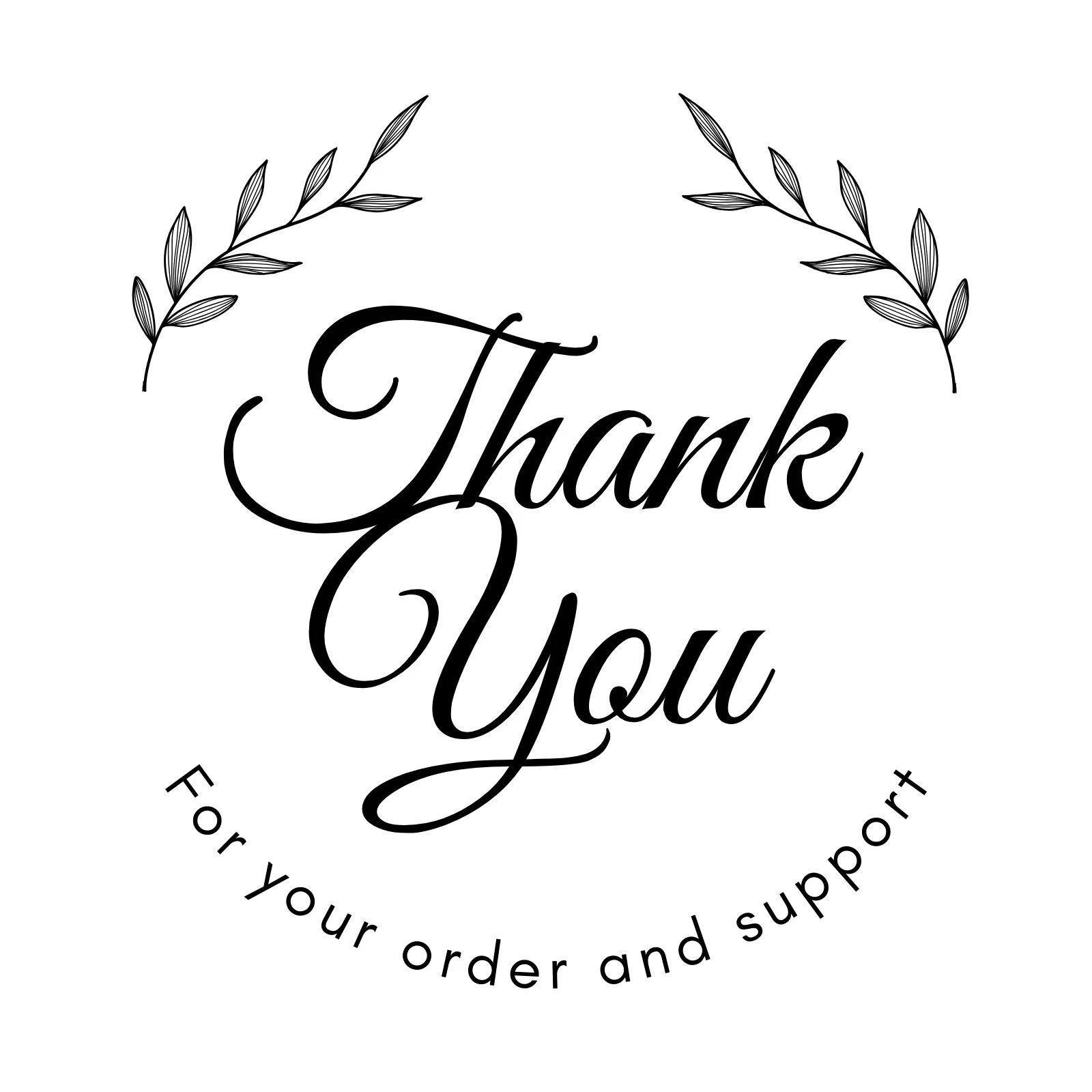 Free Printable Business Thank You Stickers Canva Free Printable Business Thank You Stickers Canva