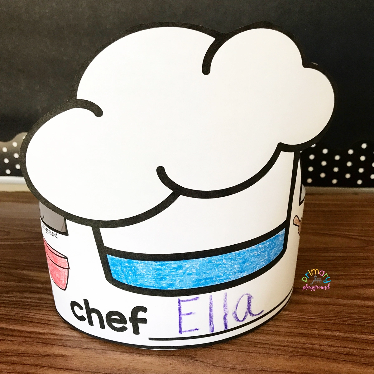 Free Printable Chef Hat Primary Playground