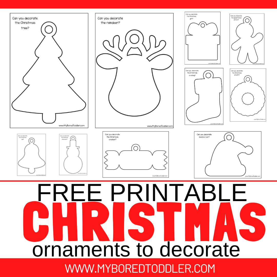 Free Christmas Shapes Templates Printable