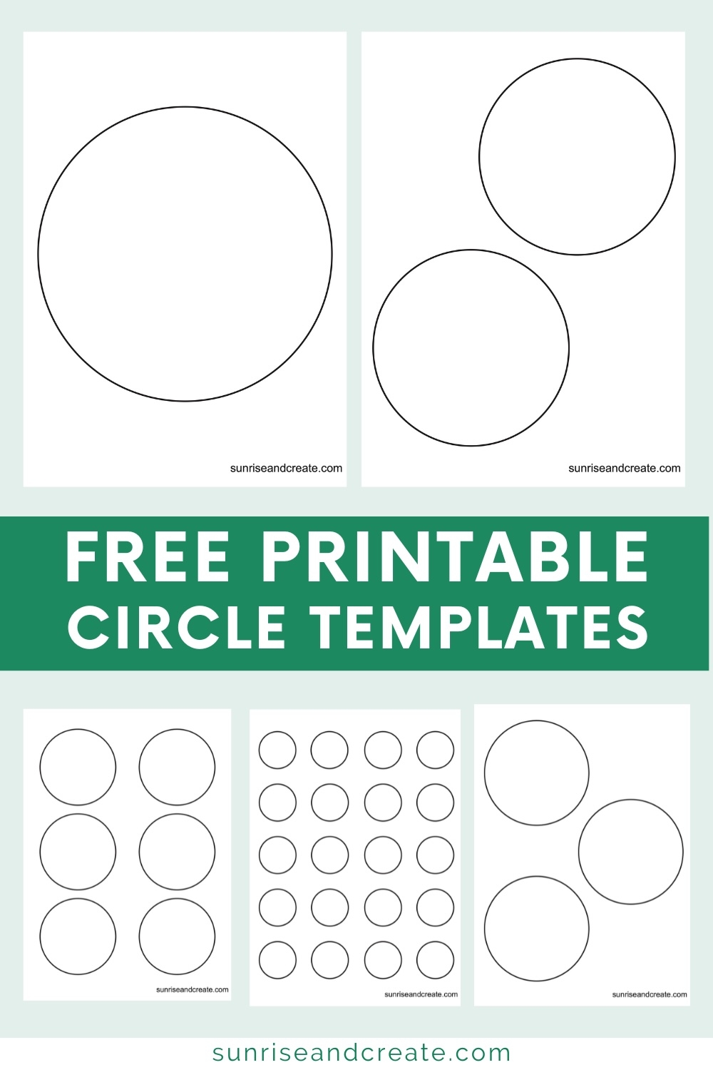 Free Printable Circle Templates