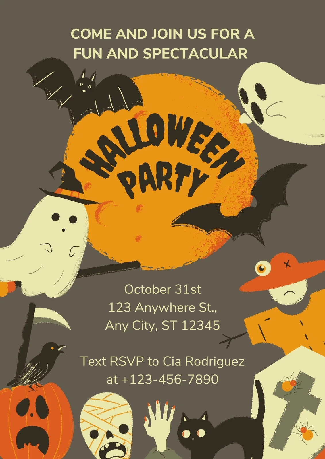 Free Printable Customizable Halloween Flyer Templates Canva Free Printable Customizable Halloween Flyer Templates Canva