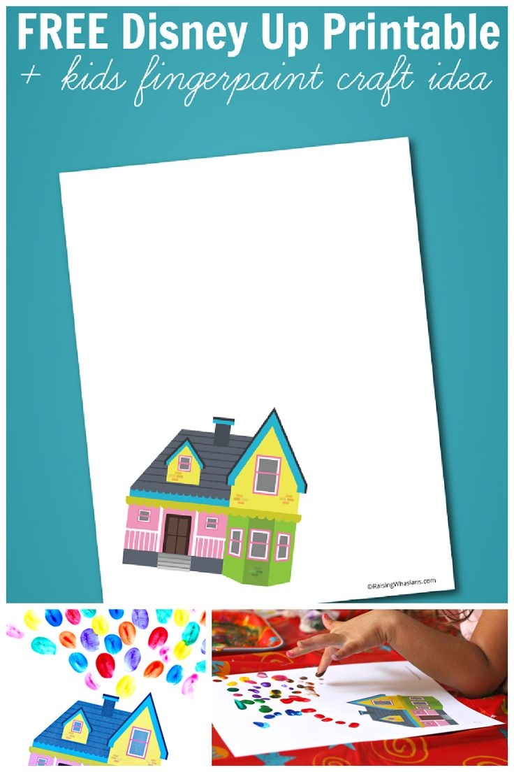 Disney Up House Printable Template Disney Up House Printable Template