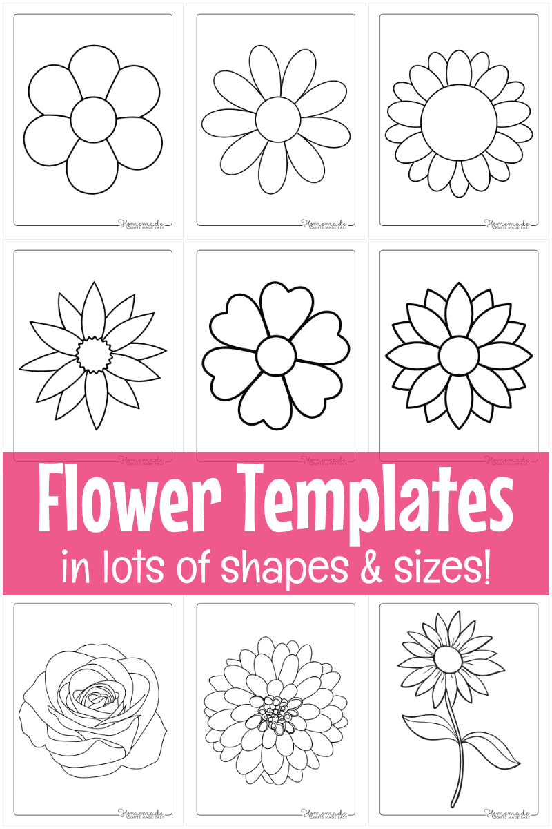Free Printable Flowers Templates