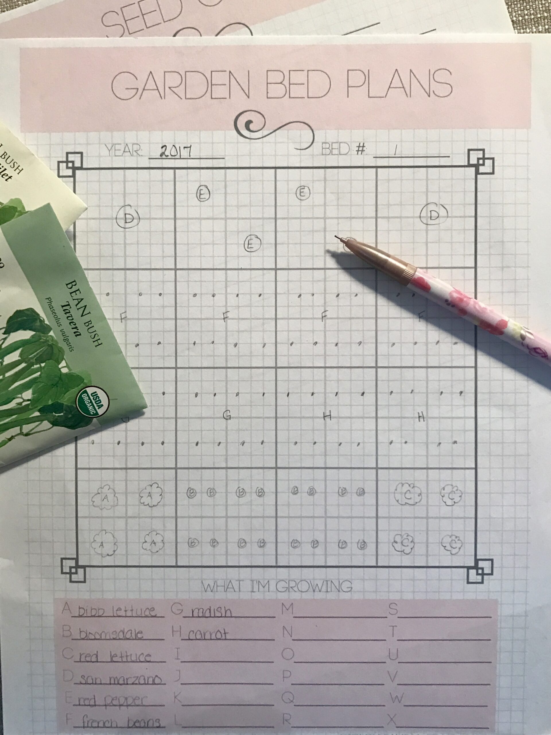 Template Free Printable Garden Planner