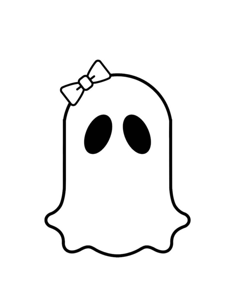 Free Printable Ghost Eyes And Mouth Template