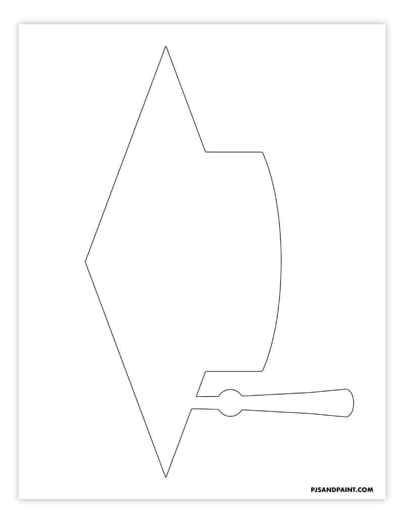 Free Graduation Cap Template Printable Free Graduation Cap Template Printable