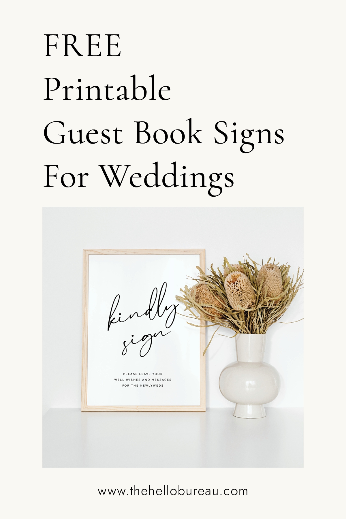 Free Printable Guest Book Signs For Weddings Free Printable Guest Book Signs For Weddings