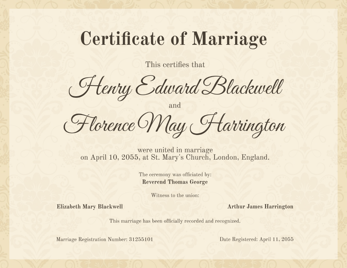 Free Printable Vintage Vintage Marriage Certificate Template Free Printable Vintage Vintage Marriage Certificate Template