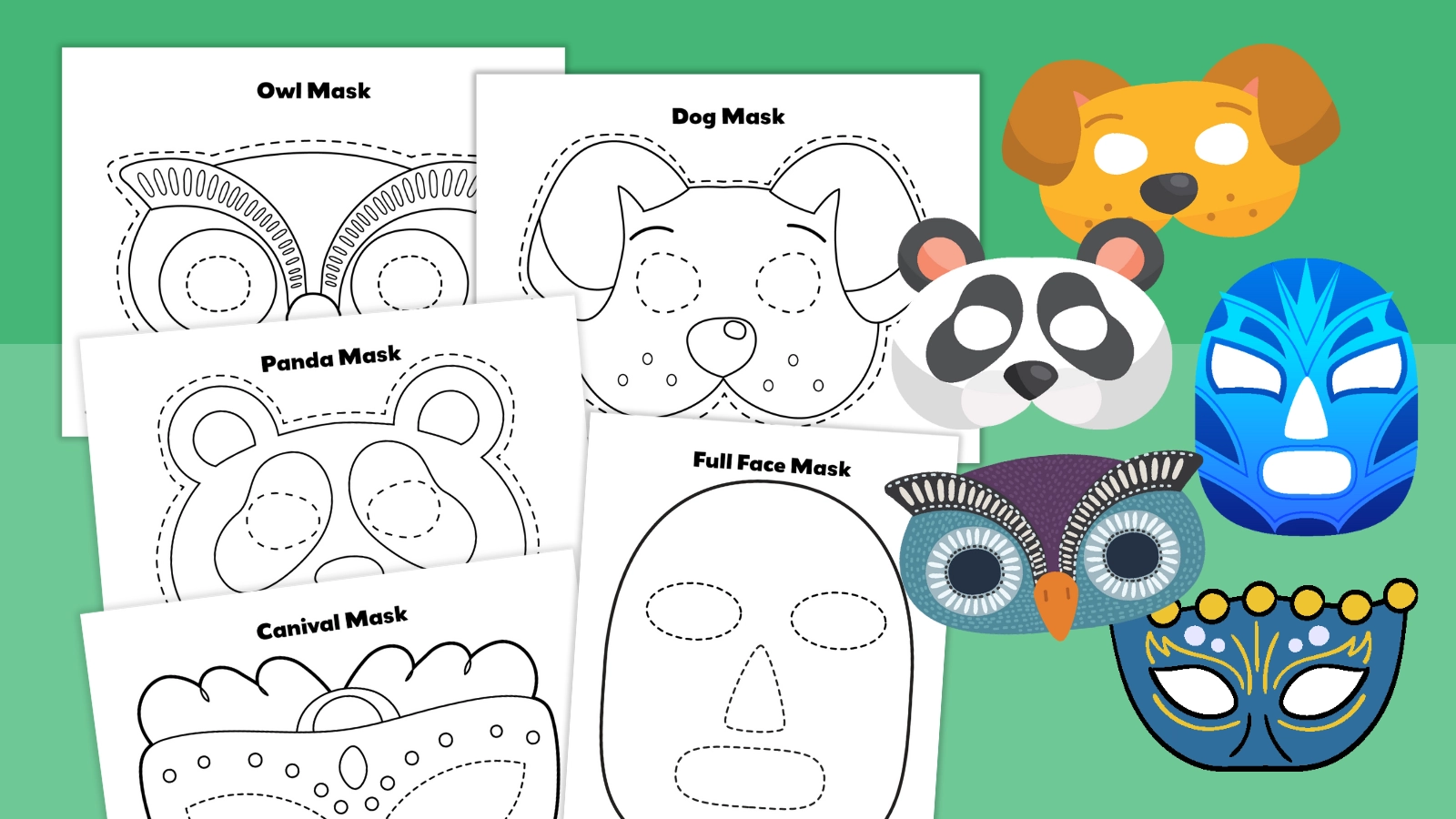 Mask Template Printable Full Face