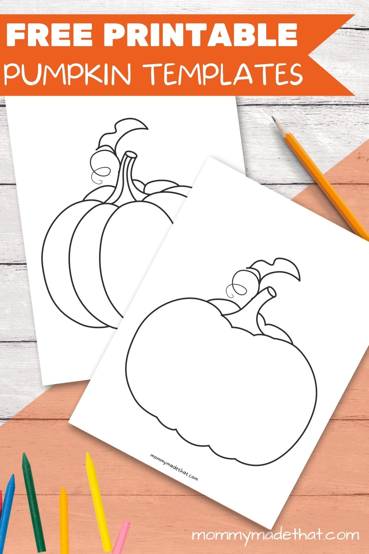 Simple Pumpkin Template Free Printable