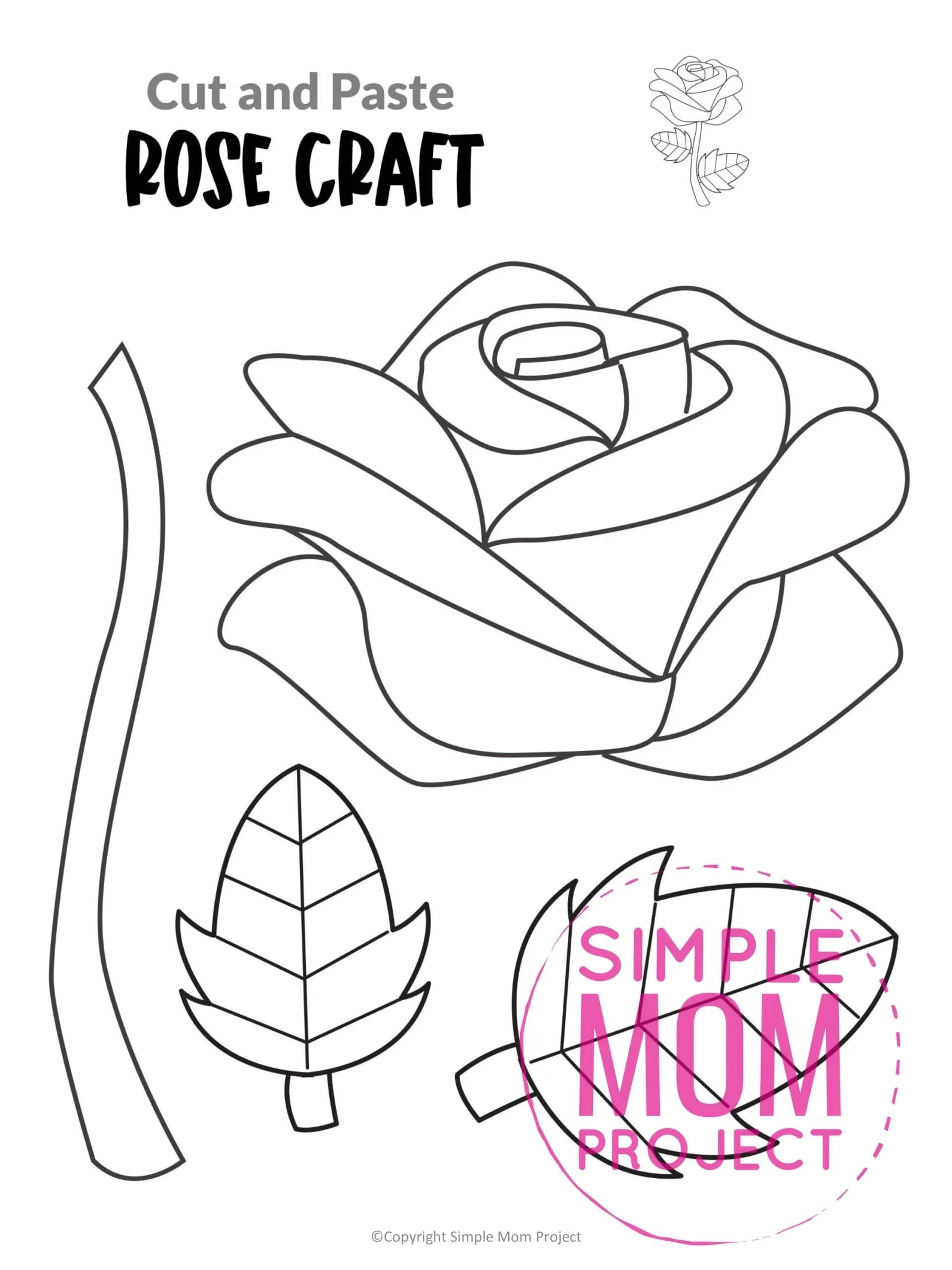 Rose Template Free Printable Rose Template Free Printable