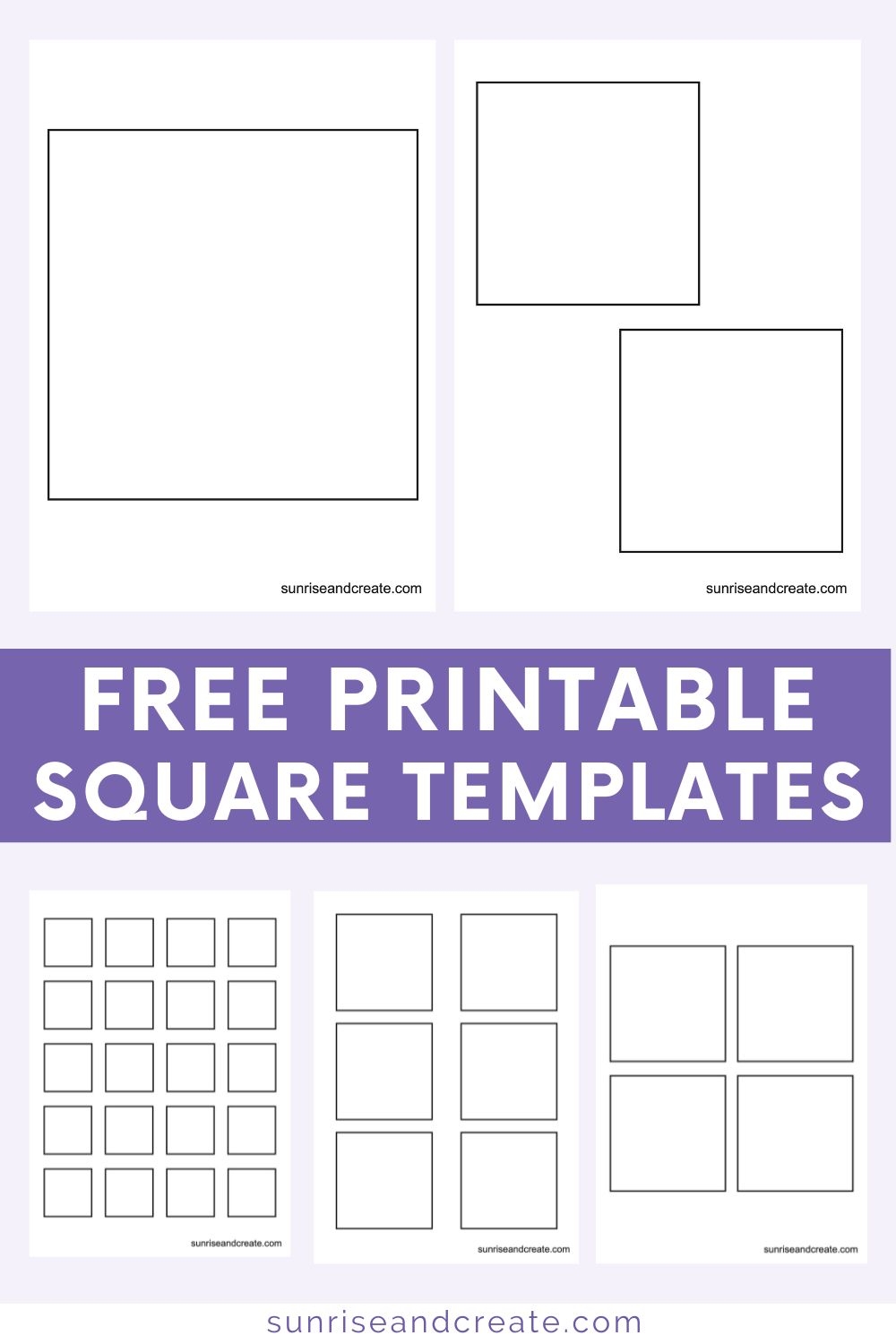 Free Printable Square Templates Free Printable Square Templates