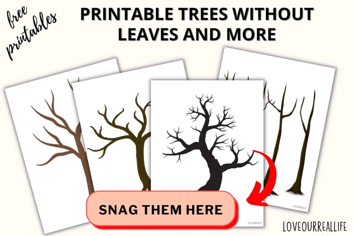 FREE Printable Trees Without Leaves Template 19 Pages Love FREE Printable Trees Without Leaves Template 19 Pages Love