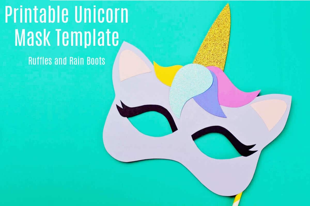 Free Printable Unicorn Mask Template