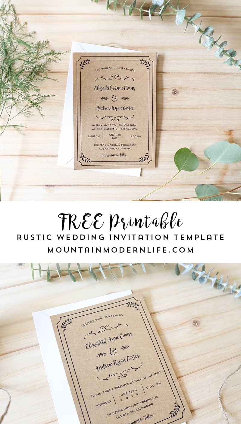 FREE Printable Wedding Invitation Template Worksheets Library FREE Printable Wedding Invitation Template Worksheets Library