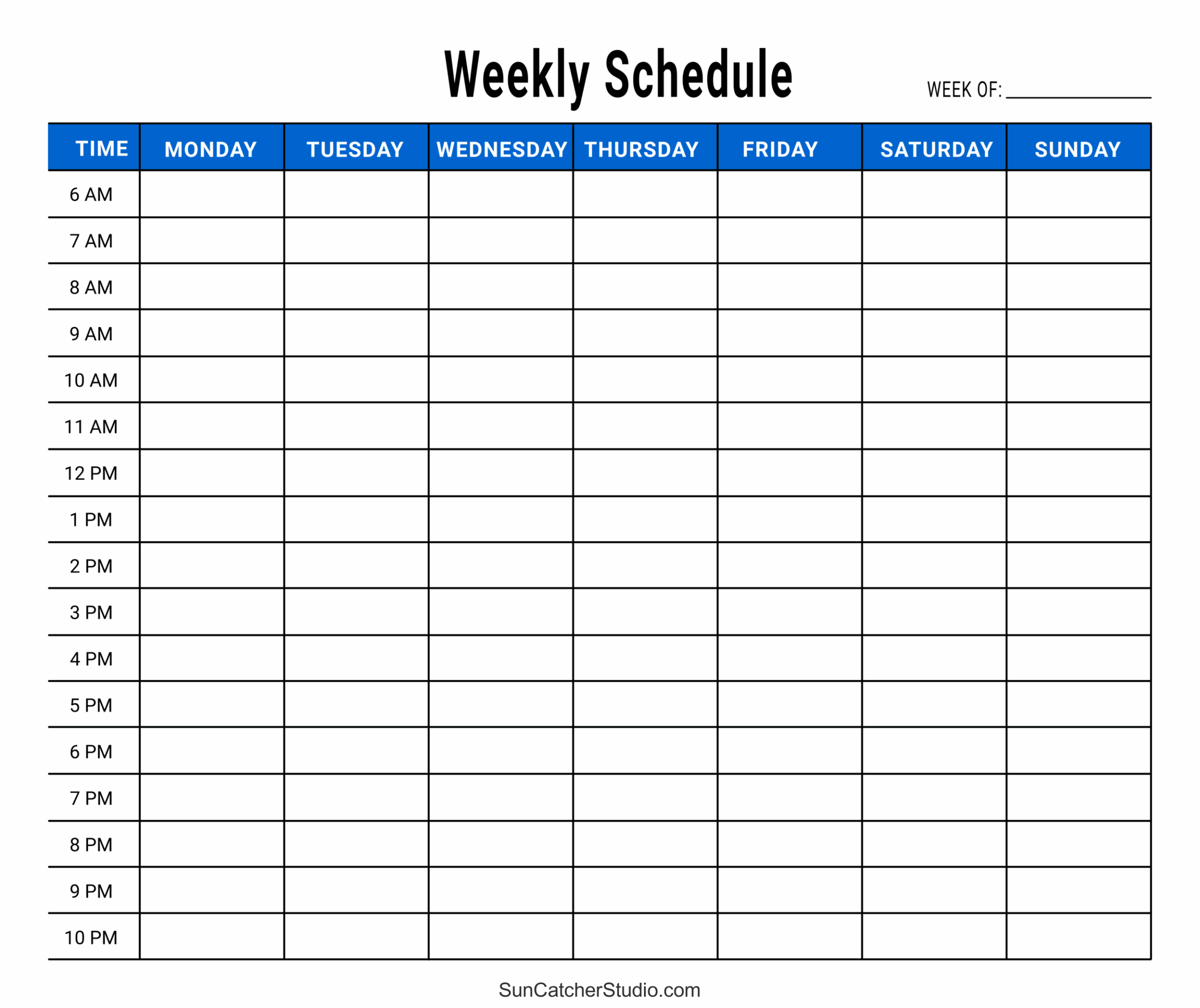 Free Printable Weekly Planner Templates PDF DIY Projects Free Printable Weekly Planner Templates PDF DIY Projects