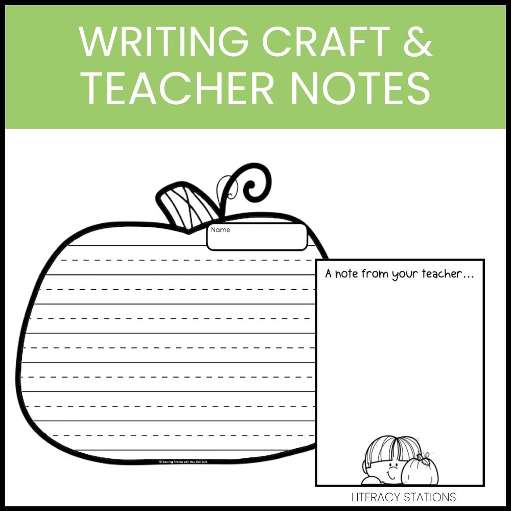 Free Pumpkin Writing Paper Literacy Stations Free Pumpkin Writing Paper Literacy Stations