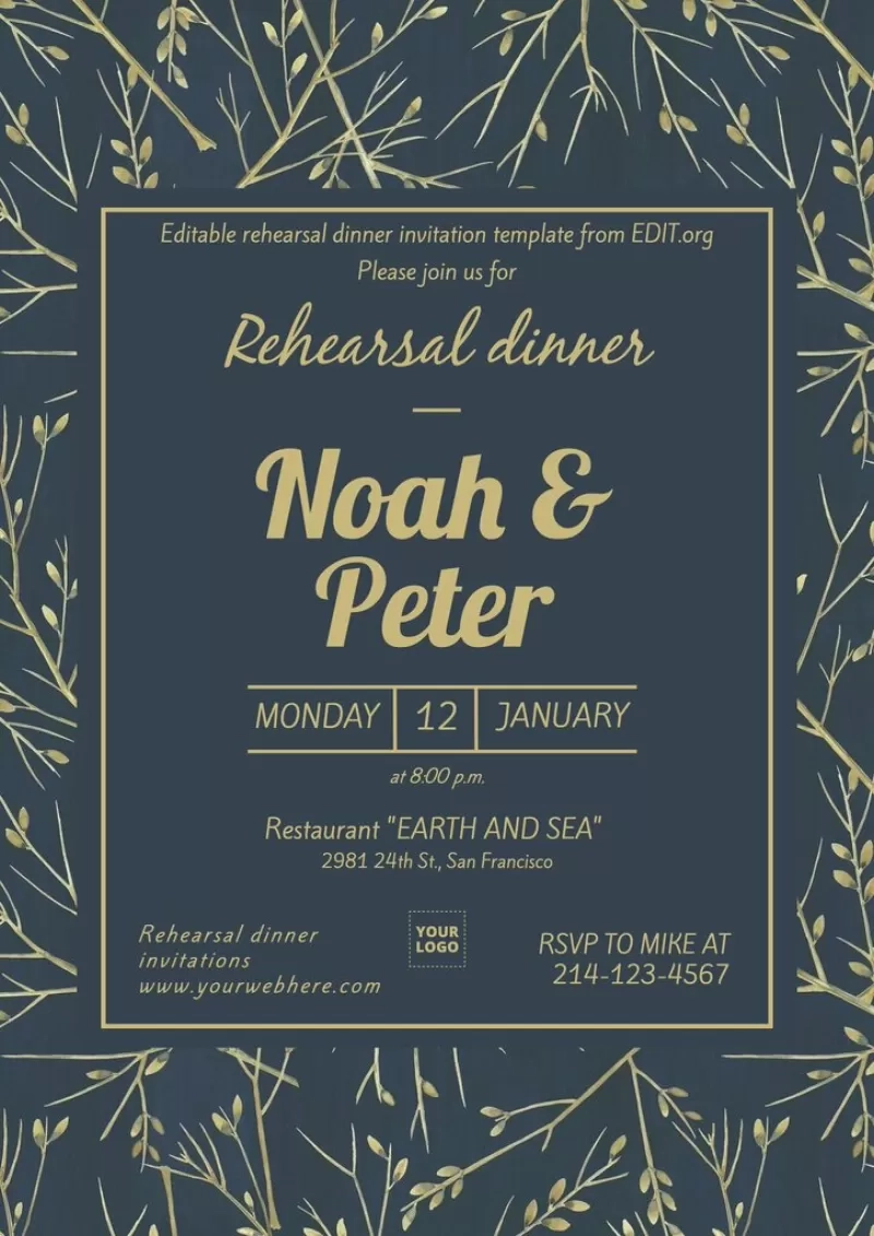 Free Rehearsal Dinner Invitation Templates Free Rehearsal Dinner Invitation Templates