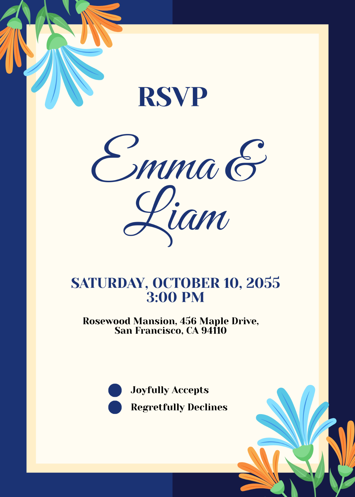 Rsvp Templates Free Printable Rsvp Templates Free Printable