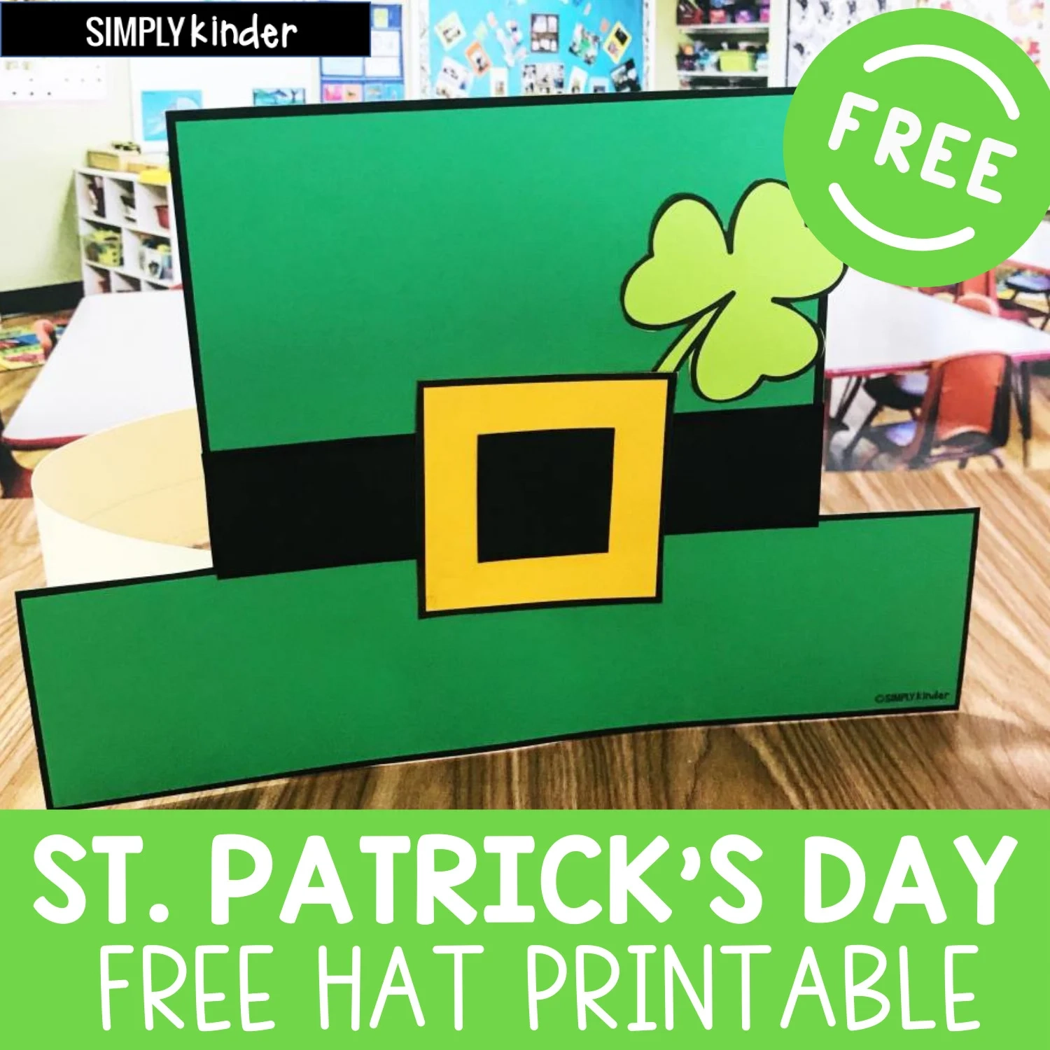 Printable Outline Leprechaun Hat Template Printable Outline Leprechaun Hat Template