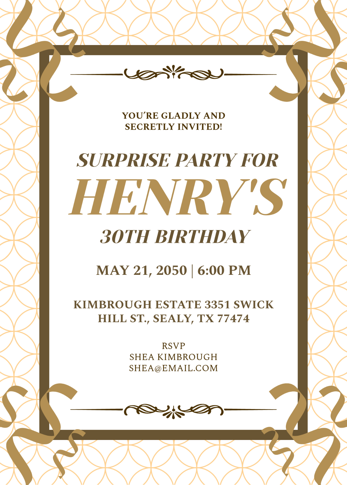 Free Surprise Party Invitation Templates Editable And Printable Free Surprise Party Invitation Templates Editable And Printable