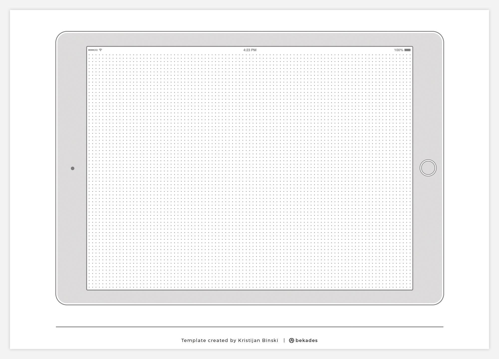 Free Printable Ipad Template