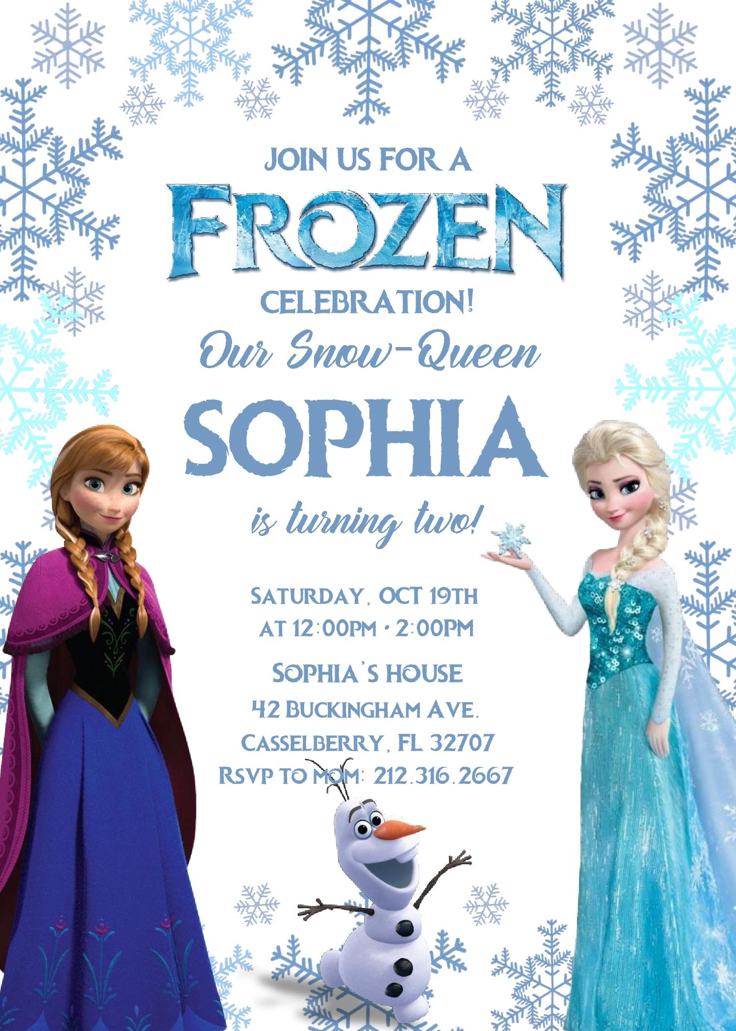 Frozen Invitation Templates Editable With MS Word Bagvania Frozen Invitation Templates Editable With MS Word Bagvania
