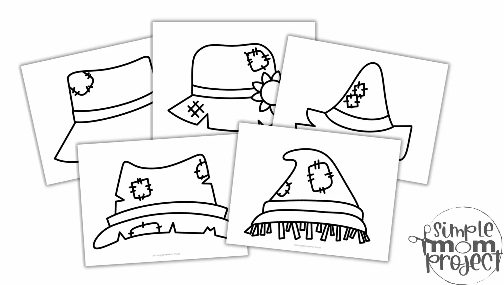 Fun And Free Printable Scarecrow Hat Coloring Pages Simple Mom