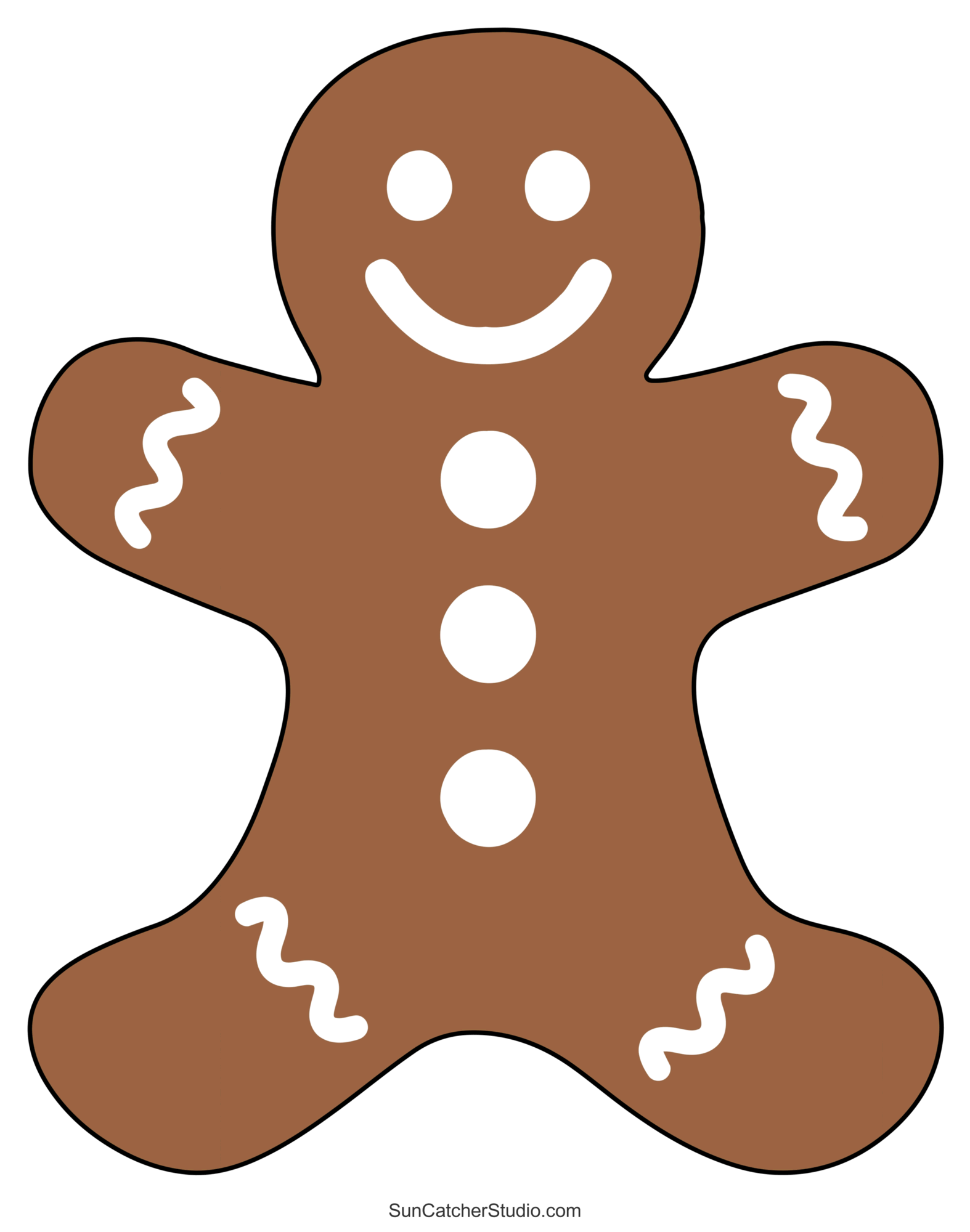 Gingerbread Man Templates Printable Outlines And Patterns Free