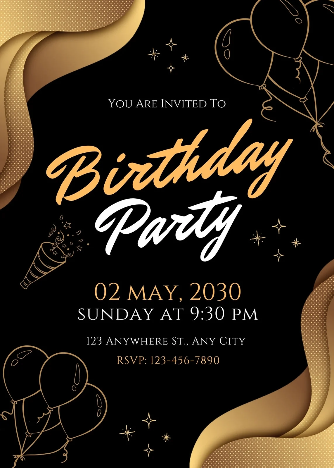 Free Printable Surprise Birthday Party Invitations Templates Free Printable Surprise Birthday Party Invitations Templates