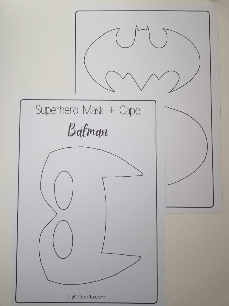 Batman Mask Template Printable Free Batman Mask Template Printable Free