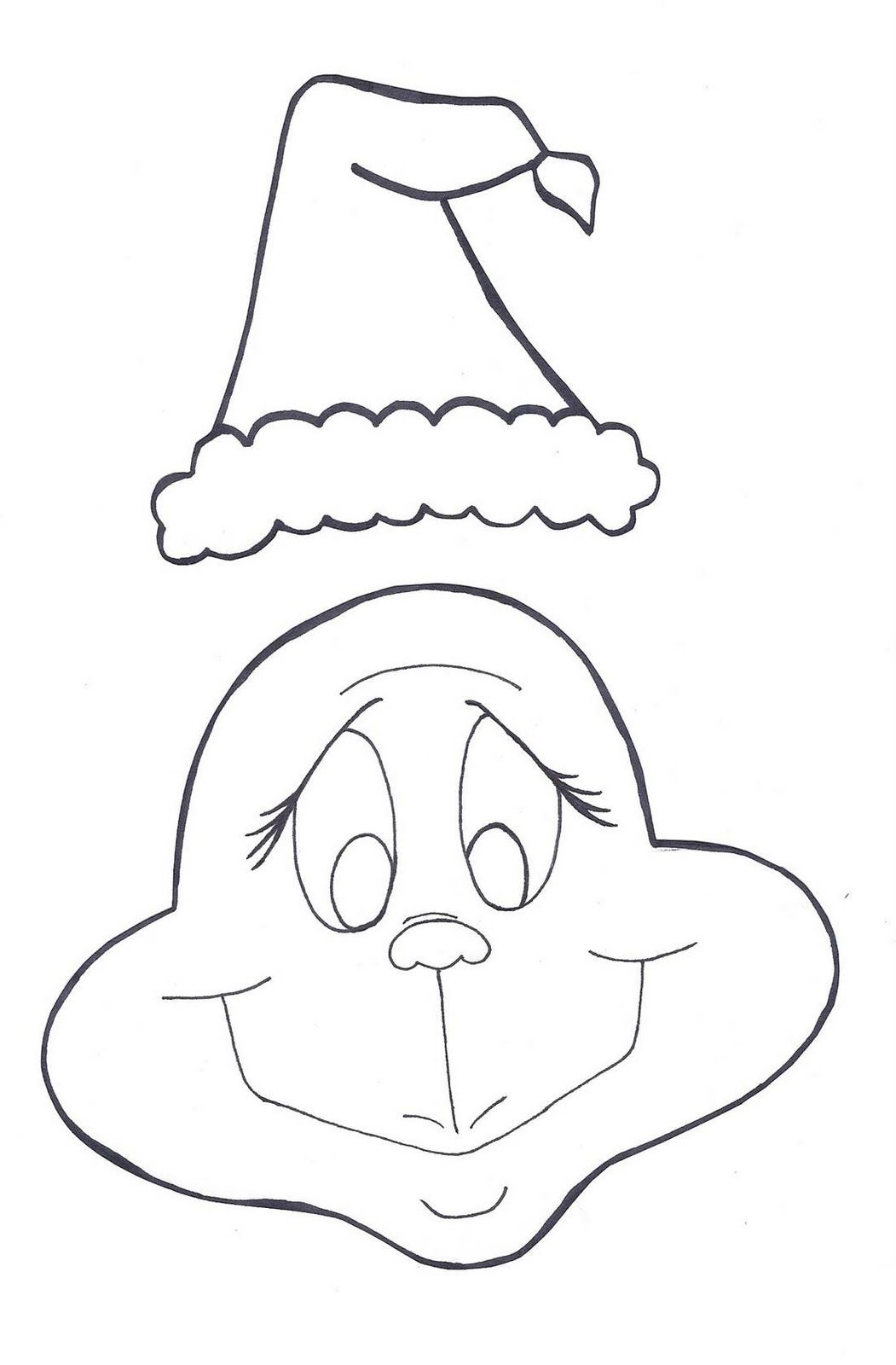 Grinch Hat Template Printable Holiday Printable Activities