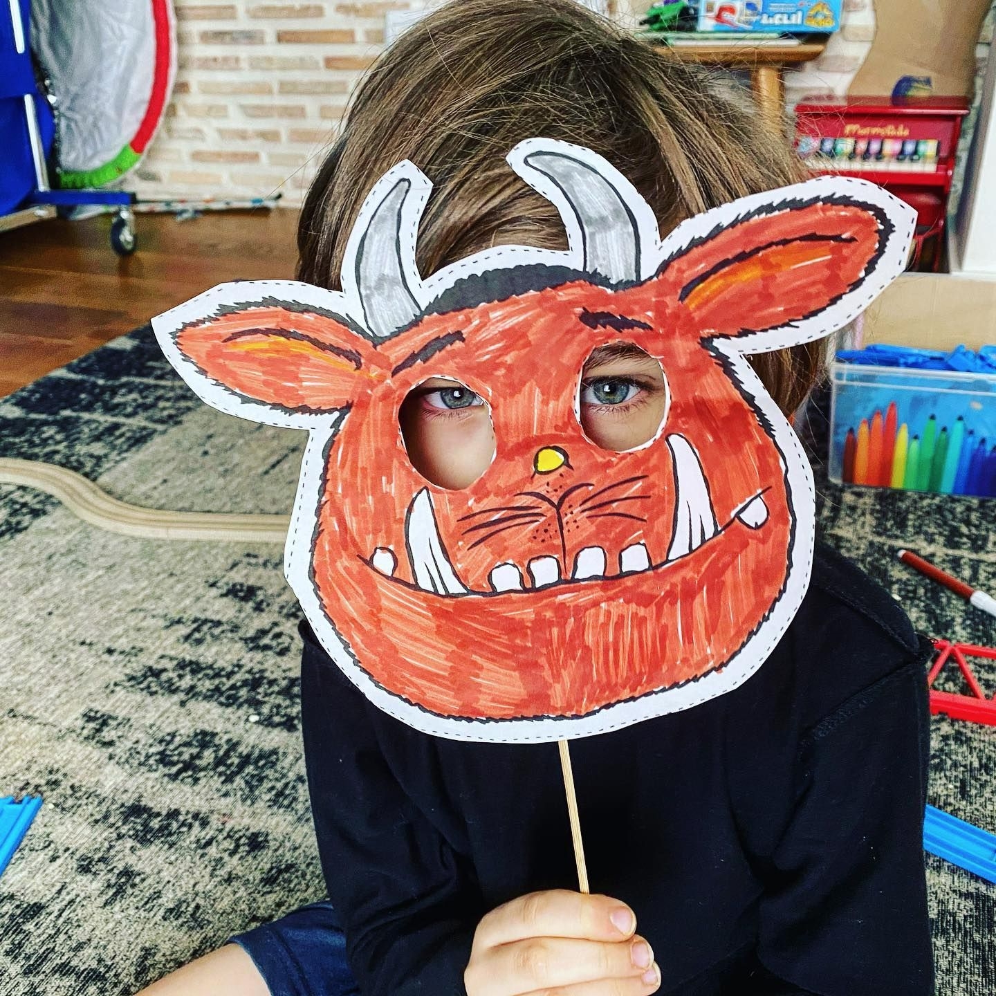 Free Printable Gruffalo Mask Template Free Printable Gruffalo Mask Template