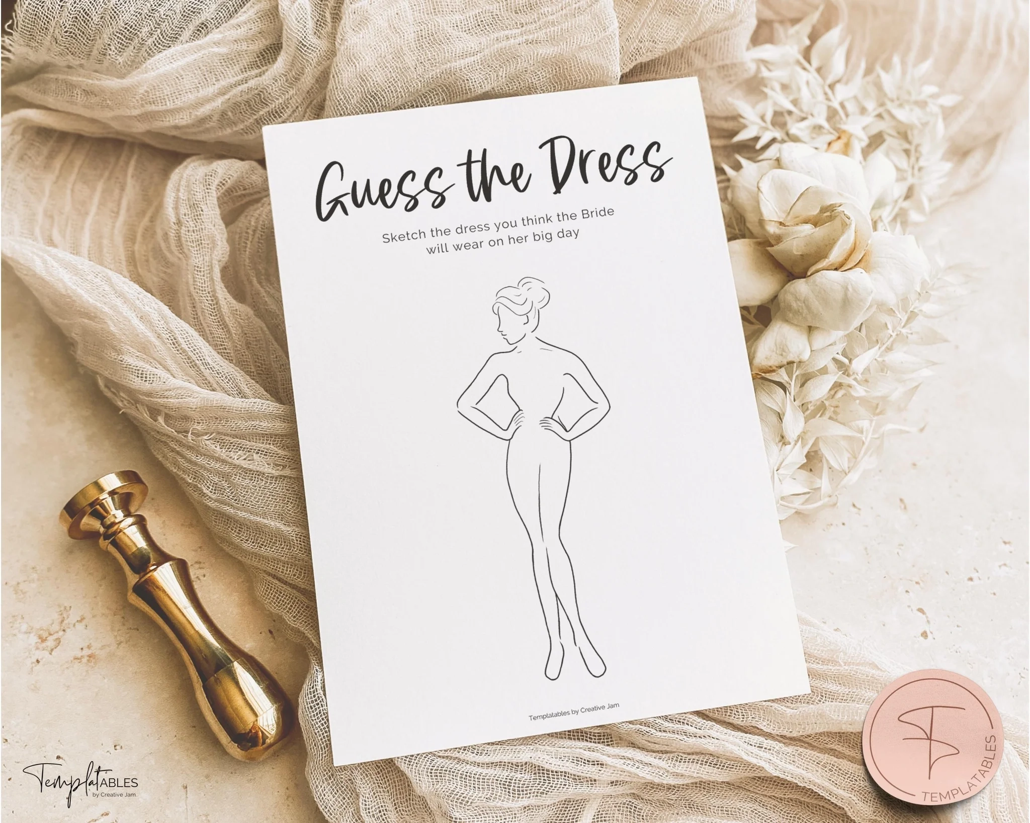 Printable Template Free Guess The Dress Game Printable Template Free Guess The Dress Game