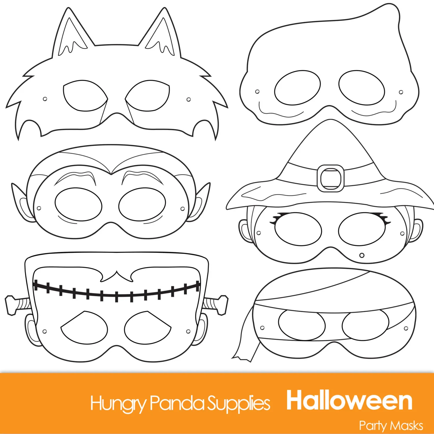 Halloween Printable Masks Templates Halloween Printable Masks Templates