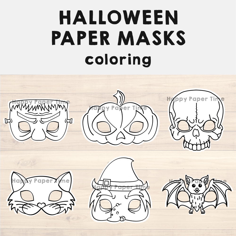 Halloween Mask Printable Templates Halloween Mask Printable Templates