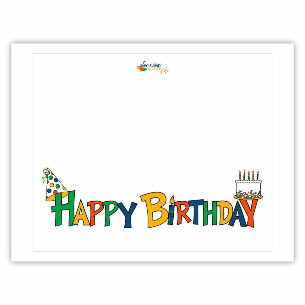 Printable Free Printable Birthday Card Template Printable Free Printable Birthday Card Template