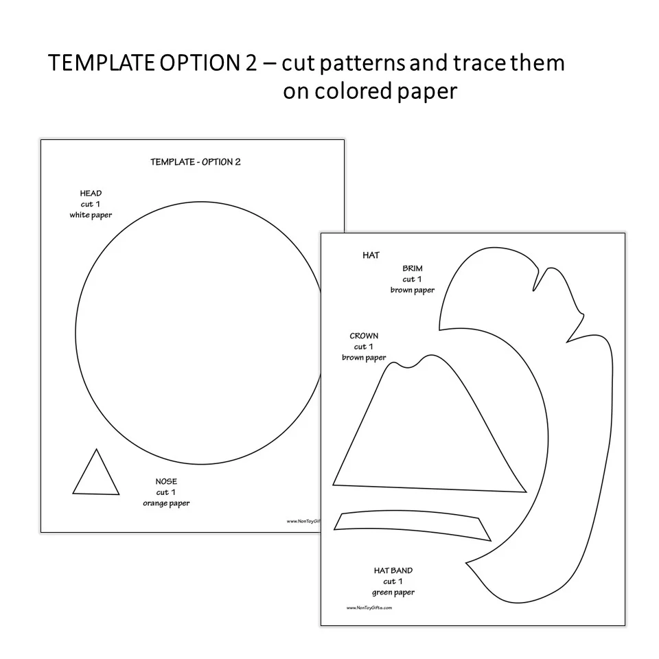 Hat Template How To Make A Felt Scarecrow Hat The Scarecrow s Hat Hat Template How To Make A Felt Scarecrow Hat The Scarecrow s Hat