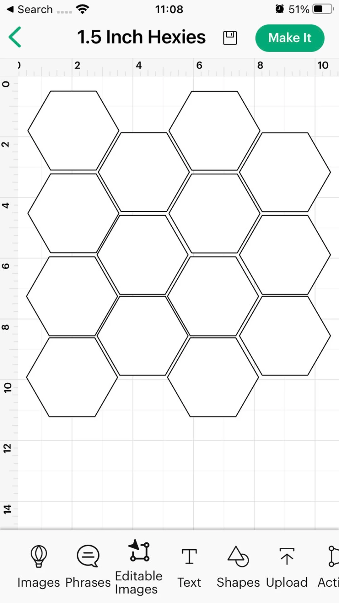 1 Inch Hexagon Template Printable 1 Inch Hexagon Template Printable