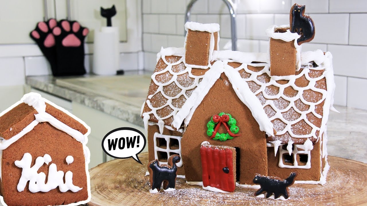 Printable Fancy Gingerbread House Templates