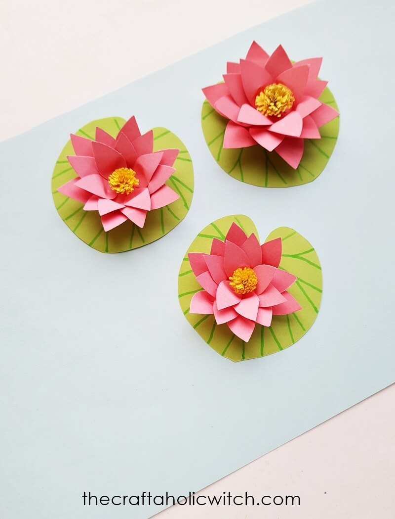 How To Make A Pretty Paper Lily Free Printable Template 