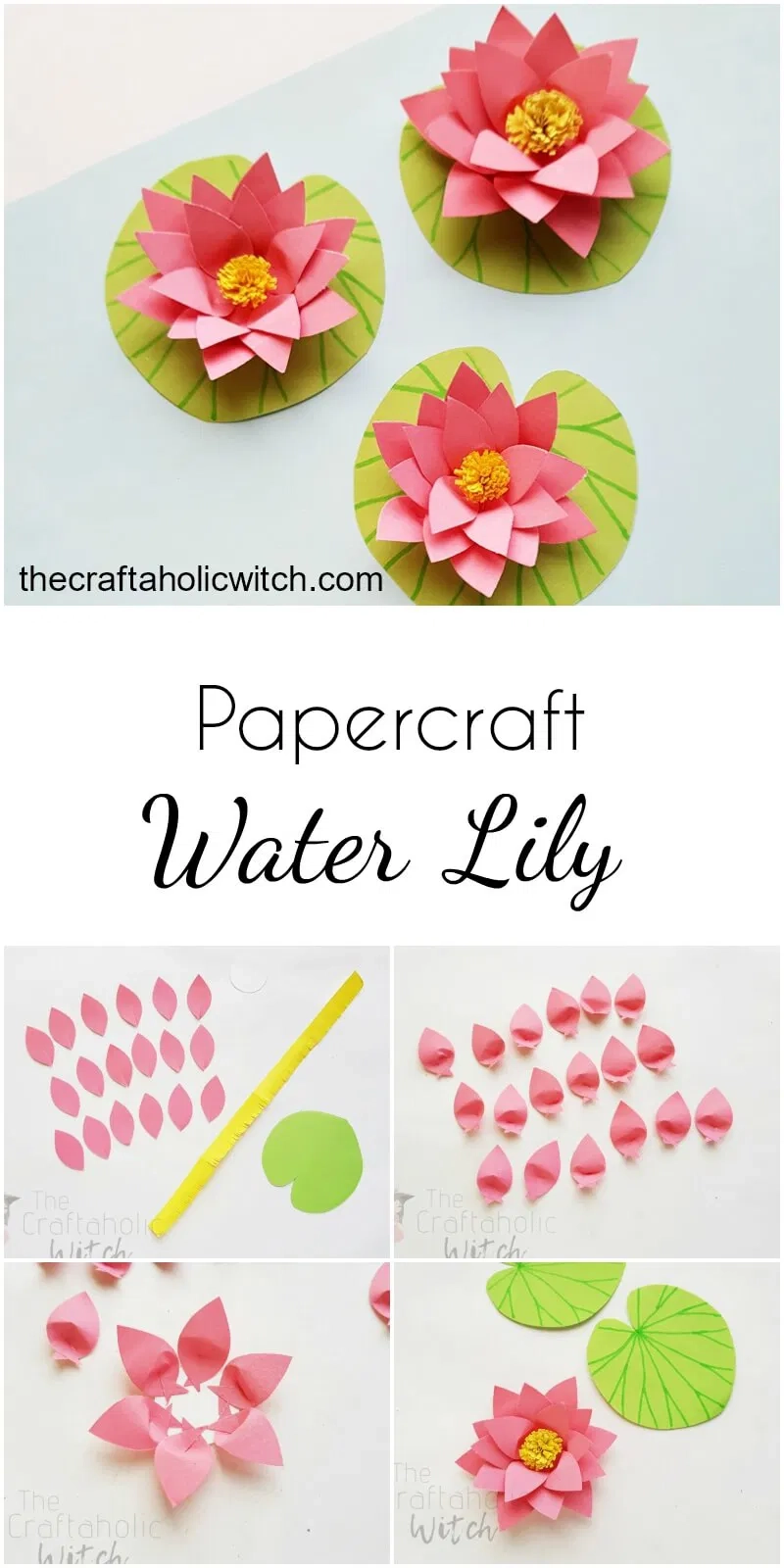Free Printable Water Lily Template