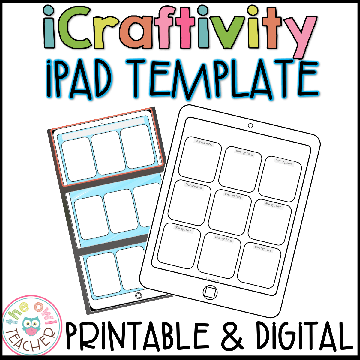 IPad Craftivity Template Printable amp Digital For Any Concept The Owl Teacher