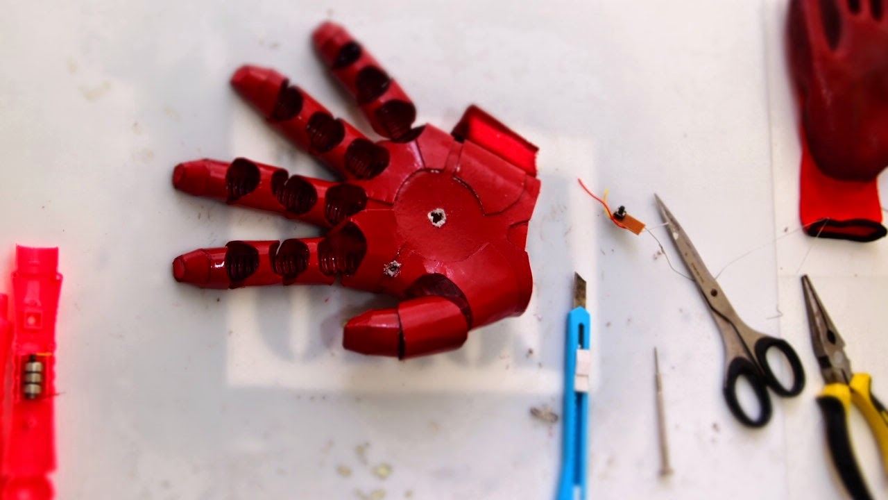 Printable Iron Man Hand Template