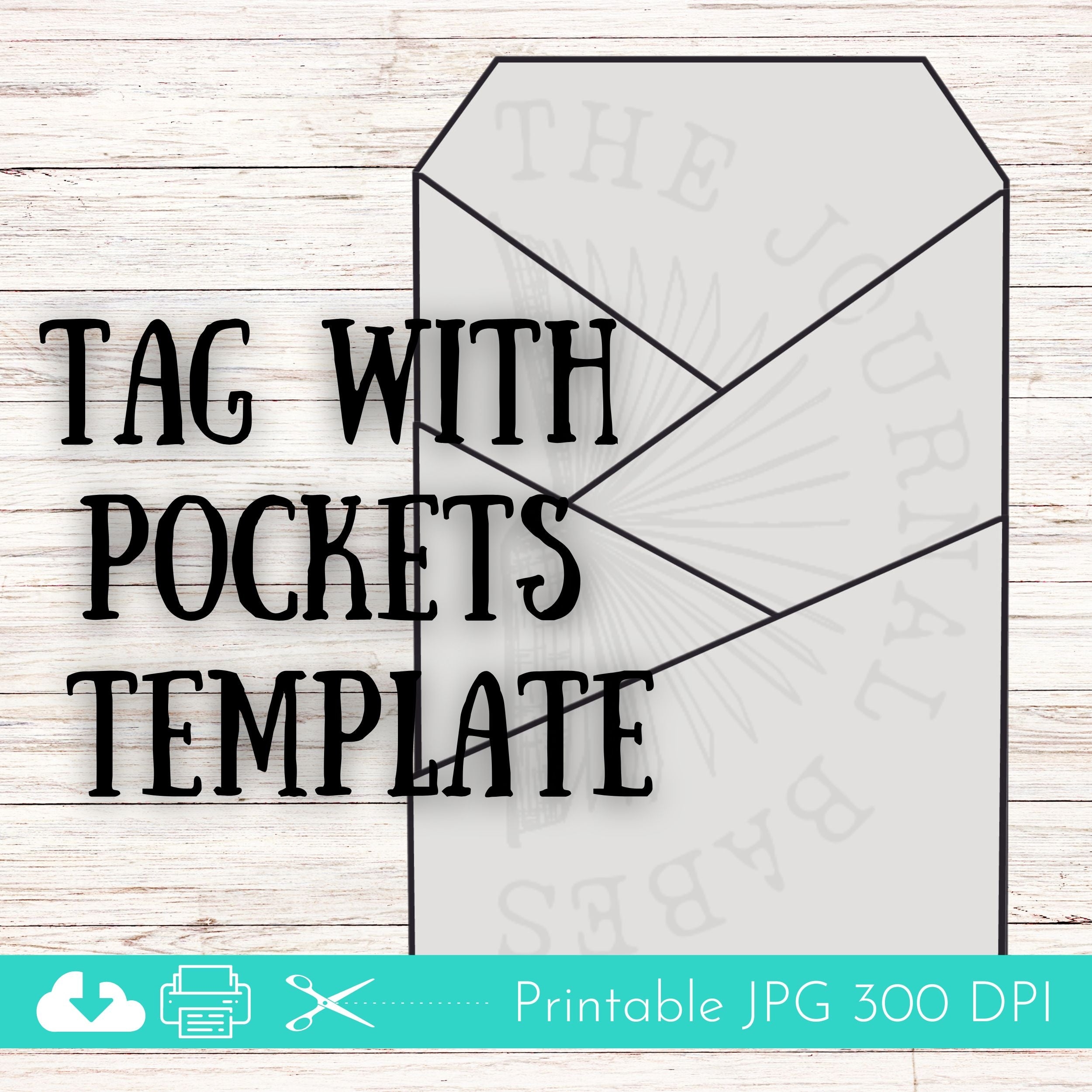 Free Printable Journal Pocket Template Free Printable Journal Pocket Template