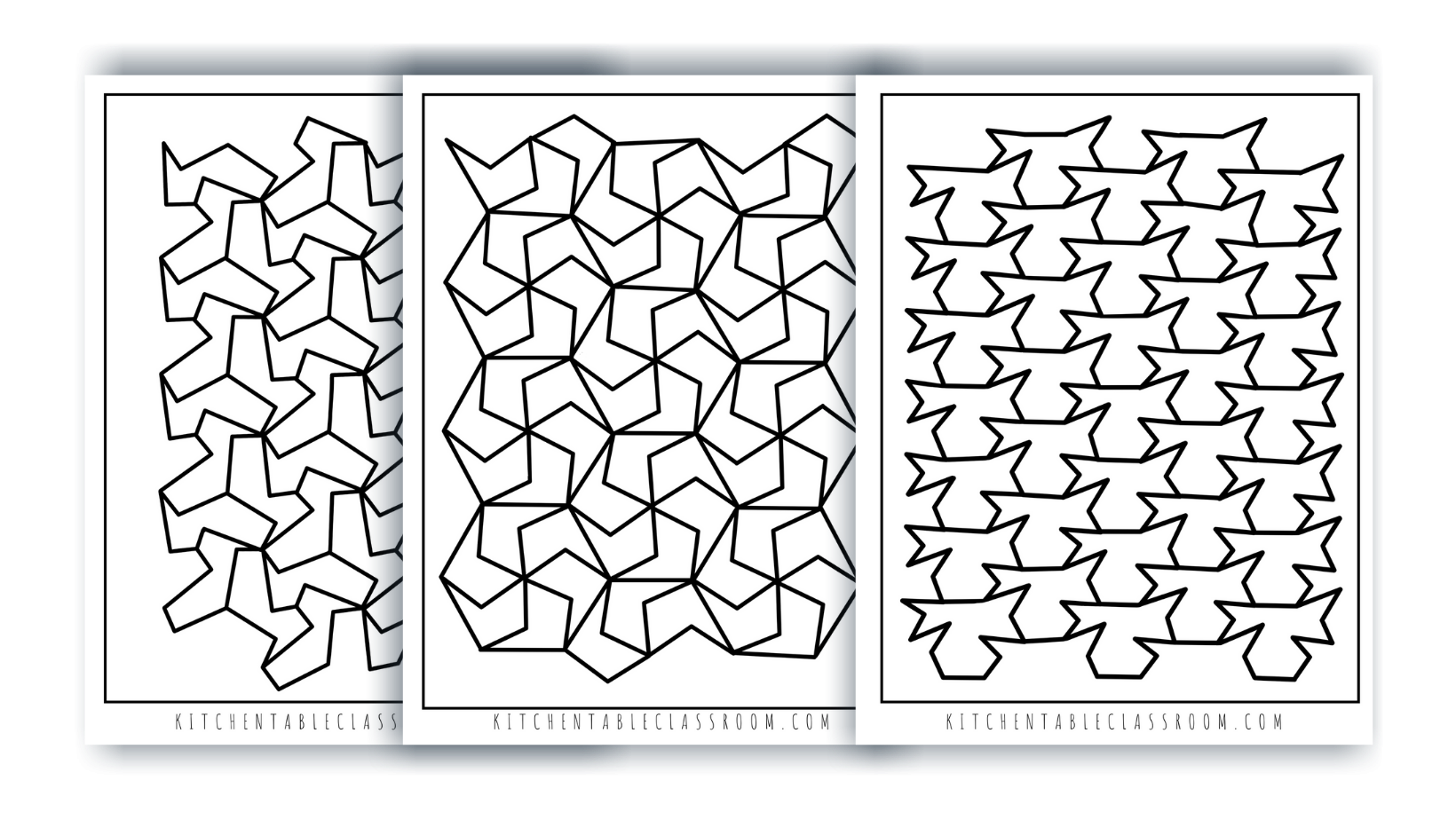 Free Printable Tessellation Templates Free Printable Tessellation Templates